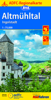 ADFC-Regionalkarte Altmühltal Ingolstadt, 1:75.000, reiß- und wetterfest, GPS-Tracks Download