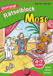 Bibelspaß Rätselblock Mose - Cover