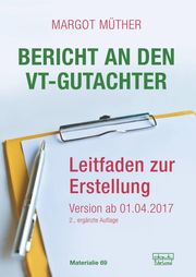 Bericht an den VT-Gutachter - Cover