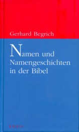 Namen und Namengeschichten in der Bibel - Cover
