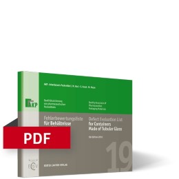 Fehlerbewertungsliste für Behältnisse aus Röhrenglas - Bundle (Buch, PDF)