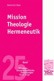 Mission, Theologie, Hermeneutik - Cover