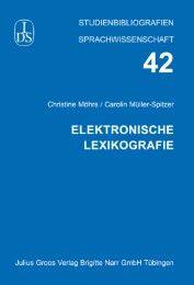 Elektronische Lexikografie - Cover
