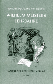 Wilhelm Meisters Lehrjahre - Cover