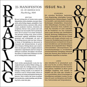 Reading & Writing. 25 Manifestos