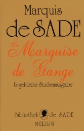 Die Marquise de Gange - Cover
