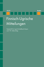 Finnisch-Ugrische Mitteilungen 28/29 - Cover