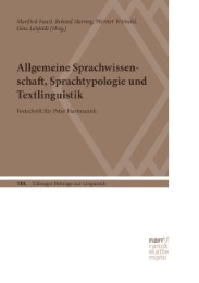 Allgemeine Sprachwissenschaft, Sprachtypologie und Textlinguistik