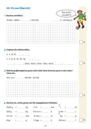 Übungsheft mit Tests in Mathe 4. Klasse - Abbildung 6