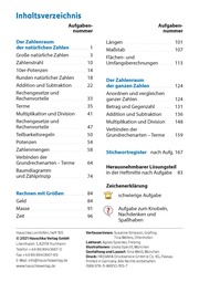 Rechnen und Textaufgaben - Gymnasium 5. Klasse, A5-Heft - Abbildung 2