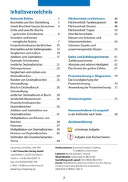 Rechnen und Textaufgaben - Gymnasium 6. Klasse, A5-Heft - Abbildung 2