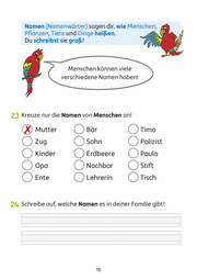 Deutsch 1./2. Klasse Übungsheft - Grammatik - Illustrationen 6