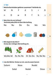 Übungsheft mit Lesetests in Deutsch 1. Klasse - Abbildung 3