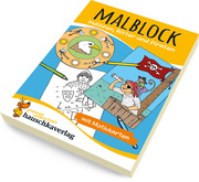 Malblock - Indianer, Ritter und Piraten, A5-Block - Abbildung 1