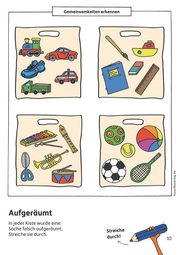Kindergartenblock ab 4 Jahre - Gemeinsamkeiten & Unterschiede - Illustrationen 5