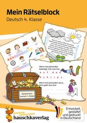 Mein Rätselblock Deutsch 4. Klasse - Cover