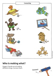 Kindergarten Activity Book from age 4 years - Line Tracing, connect-the-dots, spot the difference - for kids, boy and girl - Abbildung 3