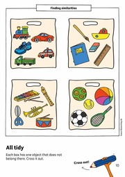 Kindergarten Activity Book from age 4 years - Spot the difference - for kids, boy and girl - Abbildung 5