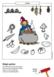 Kindergarten Activity Book from age 4 years - Shapes, colours, spot the difference - for kids, boy and girl - Abbildung 4
