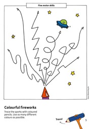 Kindergarten Activity Book from age 4 years - Shapes, colours, spot the difference - for kids, boy and girl - Abbildung 5
