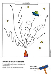 Bloc de maternelle à partir de 4 ans - Trouver les formes, les couleurs, les erreurs - coloriage enfant - cahier vacances 4 ans - Abbildung 5