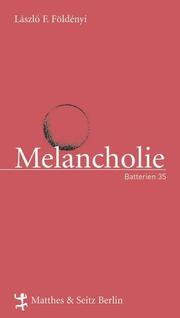 Melancholie - Cover