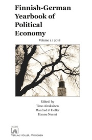 Finnish-German Yearbook of political Economy, Volume 1 - Cover