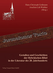 Gestalten und Geschichten der Hebräischen Bibel in der Literatur des 20.Jahrhunderts - Cover