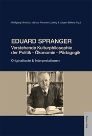 Eduard Spranger - Cover