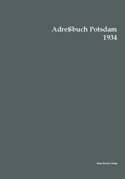Adreßbuch Potsdam 1934