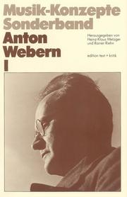Anton Webern I