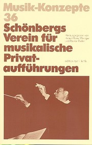 Schönbergs Verein für musikalische Privataufführungen - Cover
