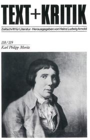 Karl Philipp Moritz - Cover