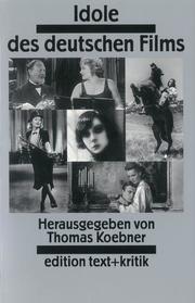 Idole des deutschen Films - Cover