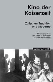 Kino der Kaiserzeit - Cover