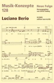 Luciano Berio - Cover