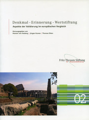 Denkmal - Erinnerung - Wertstiftung - Cover