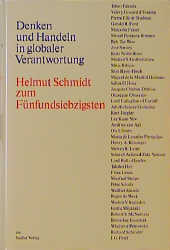 Denken und Handeln in globaler Verantwortung. Helmut Schmidt zum Fünfundsiebzigsten - Cover