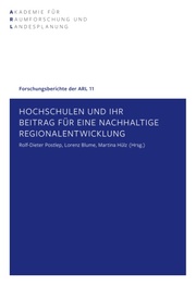 Hochschulen und ihr Beitrag für eine nachhaltige Regionalentwicklung