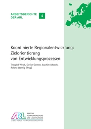 Koordinierte Regionalentwicklung: Zielorientierung von Entwicklungsprozessen - Cover