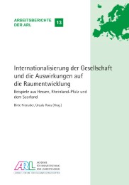 Internationalisierung der Gesellschaft und die Auswirkungen auf die Raumentwickl - Cover