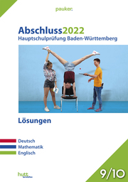 Abschluss 2022 - Hauptschulprüfung Baden-Württemberg - Lösungen - Cover