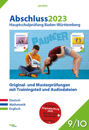 Abschluss 2023 - Hauptschulprüfung Baden-Württemberg - Aufgabenband - Cover