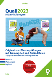 Quali 2023 - Mittelschule Bayern - Aufgabenband - Cover