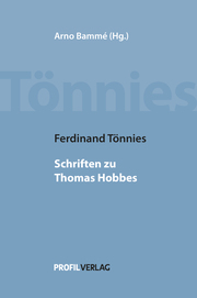 Ferdinand Tönnies: Schriften zu Thomas Hobbes