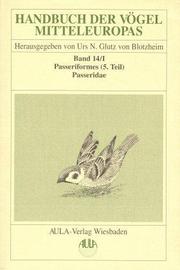 Handbuch der Vögel Mitteleuropas / Handbuch der Vögel Mitteleuropas