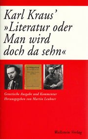 Karl Kraus' 'Literatur oder Man wird doch da sehn' - Cover