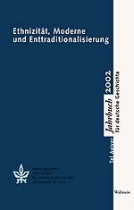 Tel Aviver Jahrbuch für deutsche Geschichte / Ethnizität, Moderne und Enttraditionalisierung