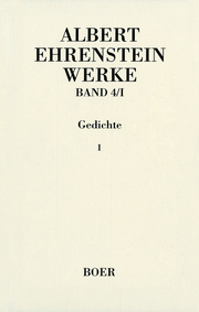 Werke IV: Gedichte - Cover