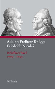 Adolph Freiherr Knigge - Friedrich Nicolai - Cover